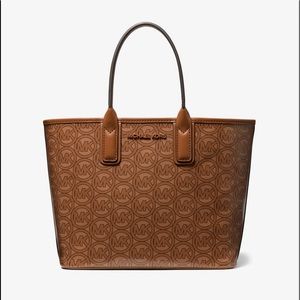 Jodie Small Logo Jacquard Tote Bag